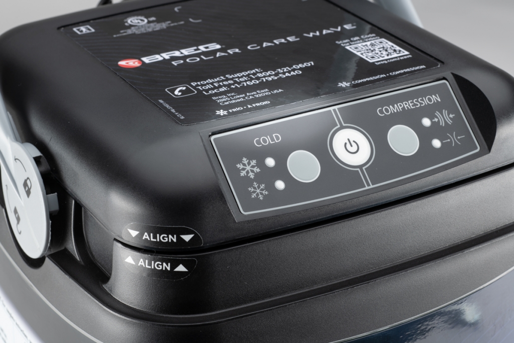 Polar Care Wave™ – Ice and Compression *Knee* - Aligned Therapy Partners Breg ice machine knee